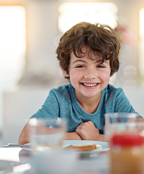 boy smiling